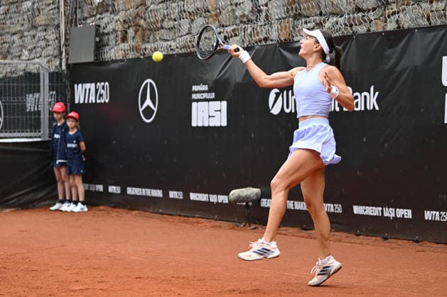 UniCredit IASI OPEN Elina Avanesyan of Armenia plays against Irina Fetecau of Romania during the Unicredit Iasi Open, in Iasi, Romania, on July 13, 2026. Imago Images Alex Nicodim Copyright: xAlexxNicodimx