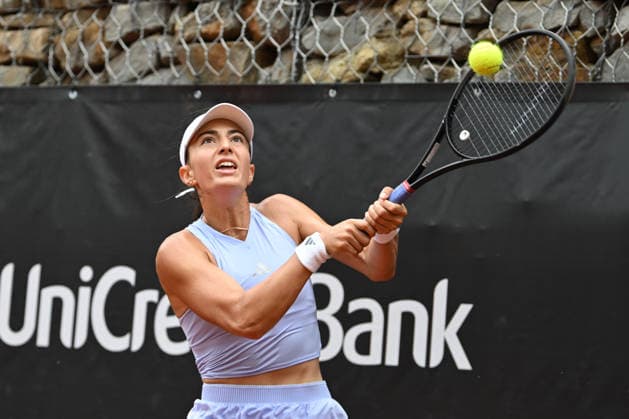 UniCredit IASI OPEN Elina Avanesyan of Armenia plays against Irina Fetecau of Romania during the Unicredit Iasi Open, in Iasi, Romania, on July 13, 2026. Imago Images Alex Nicodim Copyright: xAlexxNicodimx