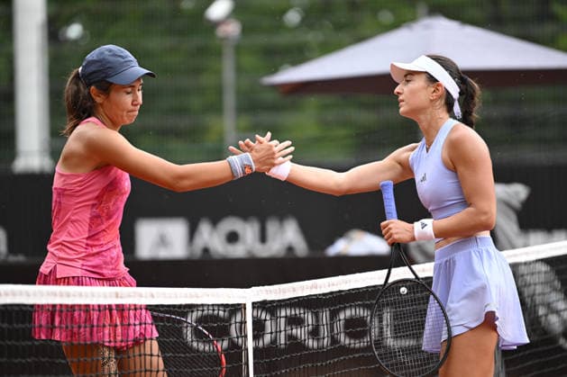UniCredit IASI OPEN Elina Avanesyan of Armenia plays against Irina Fetecau of Romania during the Unicredit Iasi Open, in Iasi, Romania, on July 13, 2026. Imago Images Alex Nicodim Copyright: xAlexxNicodimx