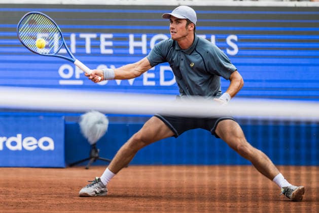 260713 Vilius Gaubas of Lithuania during day 1 of the Nordea Open on July 13, 2026 in Bastad. Photo: Niclas Jönsson BILDBYRAN COP 273 NO0428 tennis ATP, Tennis Herren 250 nordea open tennislagetbbeng *** 260713 Vilius Gaubas of Lithuania on Day 1 of the Nordea Open on July 13, 2026, in Bastad. Photo by Niclas Jönsson, BILDBYRAN COP 273 NO0428 tennis atp 250 nordea open tennislagetbbeng  Copyright: NICLASxJÖNSSON BB260713NO082