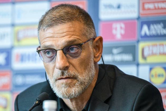 Slaven Bilic appointed as head coach of the Croatia national team, Nationalteam Slaven Bilic, new Head Caoch of Croatian Football Team speaks with a media on a press conference, PK, Pressekonferenz on July 13, 2026. in Zagreb, Croatia.  NevaxZganec PIXSELL