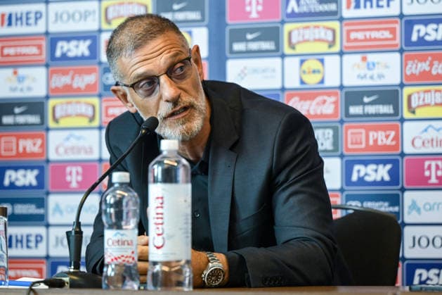 Slaven Bilic appointed as head coach of the Croatia national team, Nationalteam Slaven Bilic, new Head Caoch of Croatian Football Team speaks with a media on a press conference, PK, Pressekonferenz on July 13, 2026. in Zagreb, Croatia.  NevaxZganec PIXSELL