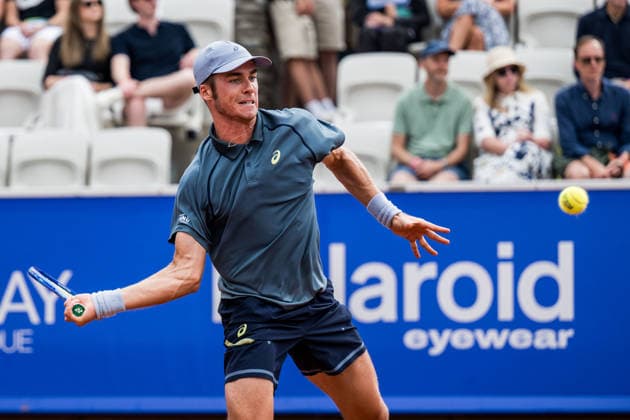 260713 Vilius Gaubas of Lithuania during day 1 of the Nordea Open on July 13, 2026 in Bastad. Photo: Niclas Jönsson BILDBYRAN COP 273 NO0428 tennis ATP, Tennis Herren 250 nordea open tennislagetbbeng *** 260713 Vilius Gaubas of Lithuania on Day 1 of the Nordea Open on July 13, 2026, in Bastad. Photo by Niclas Jönsson, BILDBYRAN COP 273 NO0428 tennis atp 250 nordea open tennislagetbbeng  Copyright: NICLASxJÖNSSON BB260713NO084