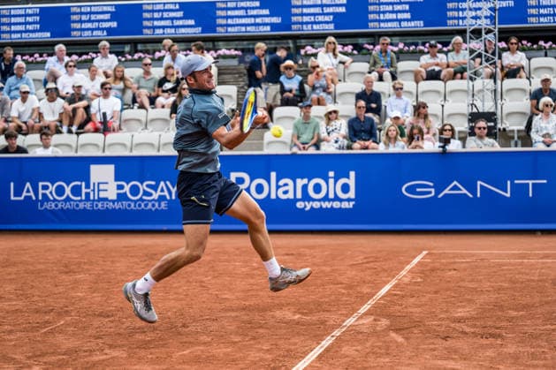 260713 Vilius Gaubas of Lithuania during day 1 of the Nordea Open on July 13, 2026 in Bastad. Photo: Niclas Jönsson BILDBYRAN COP 273 NO0428 tennis ATP, Tennis Herren 250 nordea open tennislagetbbeng *** 260713 Vilius Gaubas of Lithuania on Day 1 of the Nordea Open on July 13, 2026, in Bastad. Photo by Niclas Jönsson, BILDBYRAN COP 273 NO0428 tennis atp 250 nordea open tennislagetbbeng  Copyright: NICLASxJÖNSSON BB260713NO086