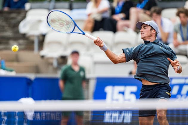 260713 Vilius Gaubas of Lithuania during day 1 of the Nordea Open on July 13, 2026 in Bastad. Photo: Niclas Jönsson BILDBYRAN COP 273 NO0428 tennis ATP, Tennis Herren 250 nordea open tennislagetbbeng *** 260713 Vilius Gaubas of Lithuania on Day 1 of the Nordea Open on July 13, 2026, in Bastad. Photo by Niclas Jönsson, BILDBYRAN COP 273 NO0428 tennis atp 250 nordea open tennislagetbbeng  Copyright: NICLASxJÖNSSON BB260713NO087
