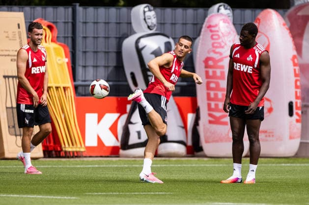 COLOGNE, GERMANY - JULY 13: Said El Mala (1. FC Koeln, 13) during the first training session of season 2026 27 at Geissbockheim on July 13, 2026 in Cologne, Germany. North Rhine Westphalia Germany Copyright: xSteffiexWunderlx
