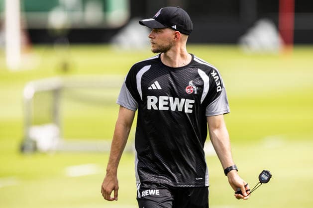 COLOGNE, GERMANY - JULY 13: Rene Wagner (Head Coach 1. FC Koeln) during the first training session of season 2026 27 at Geissbockheim on July 13, 2026 in Cologne, Germany. North Rhine Westphalia Germany Copyright: xSteffiexWunderlx