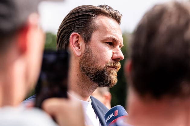 COLOGNE, GERMANY - JULY 13: Thomas Kessler (Sports Director 1. FC Koeln) during a media session during the first training session of season 2026 27 at Geissbockheim on July 13, 2026 in Cologne, Germany. North Rhine Westphalia Germany Copyright: xSteffiexWunderlx