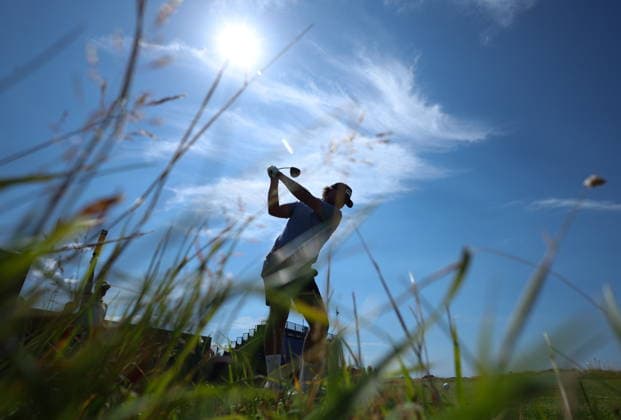 154th Open Golf Championships - Practice Day Daniel Brown of England during practice day at the British Open Golf Championships at Royal Birkdale in Southport, Britain, 13 July 2026. SOUTHPORT UNITED KINGDOM  Copyright: xADAMxVAUGHANx