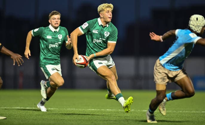 2026 World Rugby Junior World Championship, WM, Weltmeisterschaft 9th Place Play-off Semi-Final, AIA Stadium, Kutaisi, Georgia 13 7 2026 Ireland U20 vs Fiji U20 Ireland™s Charlie Molony Charlie Molony 13 7 2026  Copyright: xx Z99_1203