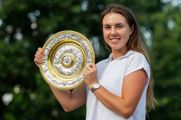 Wimbledon champion Linda Noskova spoke at a press conference, PK, Pressekonferenz in Prague after returning from London on July 13, 2026. (CTKxPhoto OndrejxDeml) CTKPhotoP2026071305651  CTKPhotoP2026071305651