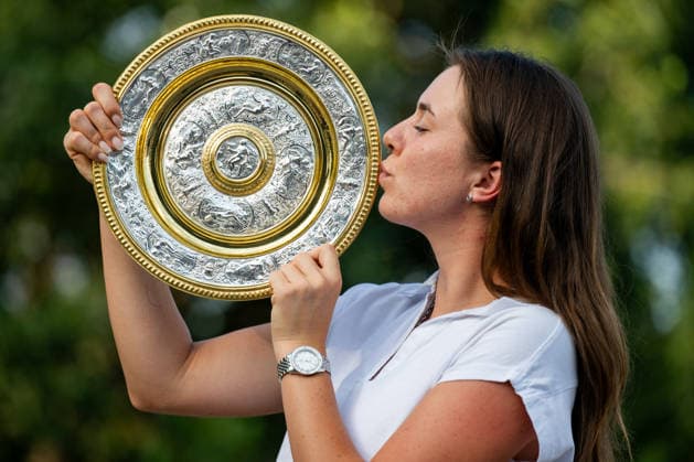 Wimbledon champion Linda Noskova spoke at a press conference, PK, Pressekonferenz in Prague after returning from London on July 13, 2026. (CTKxPhoto OndrejxDeml) CTKPhotoP2026071305671  CTKPhotoP2026071305671