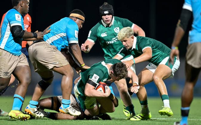 2026 World Rugby Junior World Championship, WM, Weltmeisterschaft 9th Place Play-off Semi-Final, AIA Stadium, Kutaisi, Georgia 13 7 2026 Ireland U20 vs Fiji U20 Ireland™s Jack Deegan Jack Deegan 13 7 2026  Copyright: xx Z99_1643