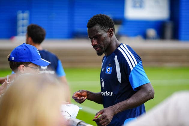Bakery Jatta (Hamburger SV, 18) GER, Training Hamburger SV, Fussball, 1. Bundesliga, Saison 2026 2027, 13.07.2026 GER, Training Hamburger SV, Fussball, 1. Bundesliga, Saison 2026 2027, 13.07.2026 Hamburg *** Bakery Jatta Hamburger SV, 18 GER, Hamburger SV Training, Soccer, Bundesliga 1, 2026–2027 Season, July 13, 2026 GER, Hamburger SV Training, Soccer, Bundesliga 1, 2026–2027 Season, July 13, 2026, Hamburg Copyright: xEibner-Pressefoto MarcelxvonxFehrnx EP_MFN