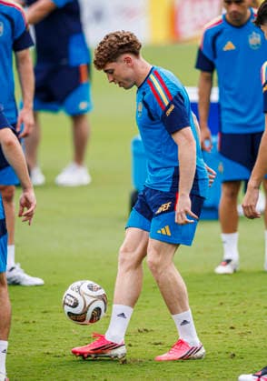 Spain national team, Nationalteam World Cup 13 07 2026 Victor Munoz of Spain during the Spanish national team s training session at Cotton Bowl in Dallas, United States of America on July 13, 2026. Photo (PGS Photo Agency) Dallas usa Copyright: xPGSxPhotoxAgencyx
