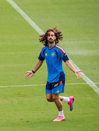 Spain national team, Nationalteam World Cup 13 07 2026 Marc Cucurella of Spain during the Spanish national team s training session at Cotton Bowl in Dallas, United States of America on July 13, 2026. Photo (PGS Photo Agency) Dallas usa Copyright: xPGSxPhotoxAgencyx