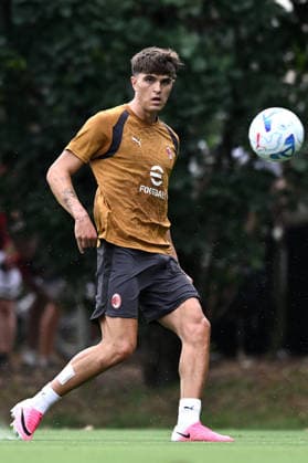 Fußball, Italien, AC Mailand, Training #2 Db Carnago (Varese) 13 07 2026 - raduno A.C. Milan foto Daniele Buffa Image nella foto: Davide Bartesaghi 