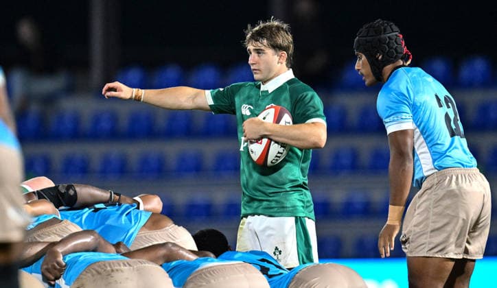 2026 World Rugby Junior World Championship, WM, Weltmeisterschaft 9th Place Play-off Semi-Final, AIA Stadium, Kutaisi, Georgia 13 7 2026 Ireland U20 vs Fiji U20 Ireland™s Christopher Barrett Christopher Barrett 13 7 2026  Copyright: xx Z99_1911