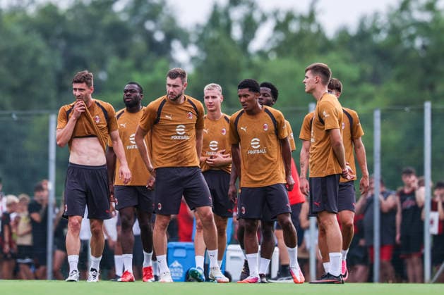 AC Milan 2026 27 - Training Session - 13 07 2026 AC Milan players seen during Training Session AC Milan 2026 27 at Milanello in Milan, Italy *** AC Milan 2026-27 Training Session, July 13, 2026: AC Milan players seen during the AC Milan 2026-27 training session at Milanello in Milan, Italy Copyright: xBEAUTIFULxSPORTS Carabellix