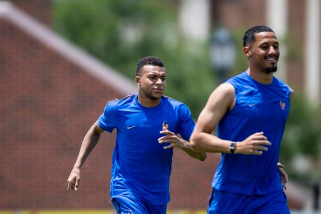 DALLAS - Kylian Mbappe of France during the 2026 World Cup, France training at Washburne Soccer and Track Stadium on July 13, 2026 in Dallas, United States. (Photo by Stefan Koops EYE4IMAGES DeFodi Images) - *** DALLAS Kylian Mbappé of France during the 2026 World Cup; France training at Washburne Soccer and Track Stadium on July 13, 2026, in Dallas, United States. Photo by Stefan Koops, EYE4IMAGES, DeFodi Images