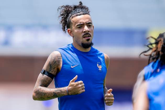 DALLAS - Bradley Barcola of France during the 2026 World Cup, France training at Washburne Soccer and Track Stadium on July 13, 2026, in Dallas, United States. (Photo by Stefan Koops EYE4IMAGES DeFodi Images) - *** DALLAS Bradley Barcola of France during the 2026 World Cup; France training at Washburne Soccer and Track Stadium on July 13, 2026, in Dallas, United States. Photo by Stefan Koops, EYE4IMAGES, DeFodi Images