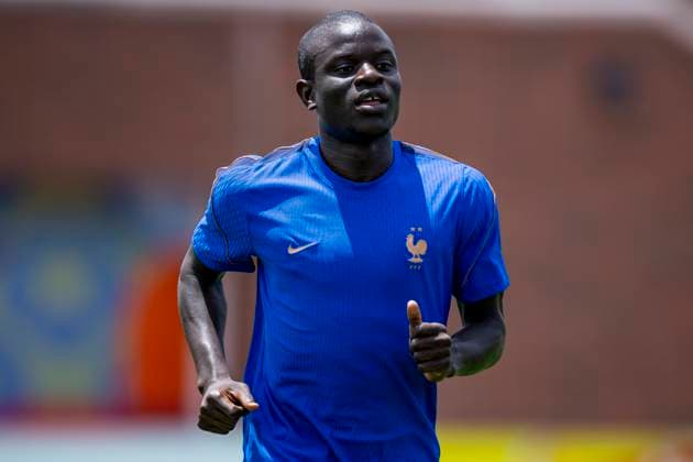 DALLAS - Ngolo Kante of France during the 2026 World Cup, France training at Washburne Soccer and Track Stadium on July 13, 2026 in Dallas, United States. (Photo by Stefan Koops EYE4IMAGES DeFodi Images) - *** DALLAS: Ngolo Kante of France during the 2026 World Cup; France training at Washburne Soccer and Track Stadium on July 13, 2026, in Dallas, United States. Photo by Stefan Koops, EYE4IMAGES, DeFodi Images