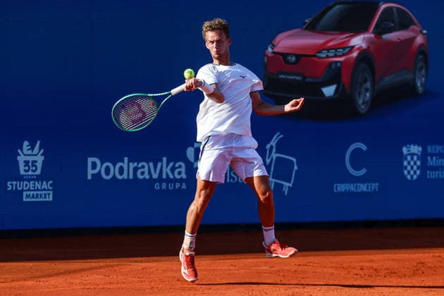 Umag 13.07.2026. Tenis PLAVA LAGUNA CROATIA OPEN Tennis PLAVA LAGUNA CROATIA OPEN Nz Luca Van Assche Fot. Kacper Staniec NEWSPIX.PL --- newspix.pl 