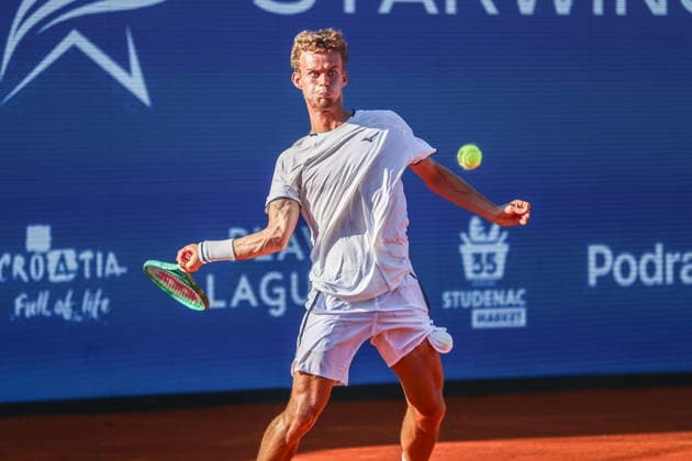 Umag 13.07.2026. Tenis PLAVA LAGUNA CROATIA OPEN Tennis PLAVA LAGUNA CROATIA OPEN Nz Luca Van Assche Fot. Kacper Staniec NEWSPIX.PL --- newspix.pl 