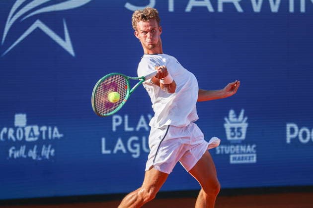 Umag 13.07.2026. Tenis PLAVA LAGUNA CROATIA OPEN Tennis PLAVA LAGUNA CROATIA OPEN Nz Luca Van Assche Fot. Kacper Staniec NEWSPIX.PL --- newspix.pl 