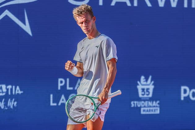 Umag 13.07.2026. Tenis PLAVA LAGUNA CROATIA OPEN Tennis PLAVA LAGUNA CROATIA OPEN Nz Luca Van Assche Fot. Kacper Staniec NEWSPIX.PL --- newspix.pl 