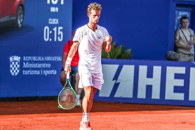 Umag 13.07.2026. Tenis PLAVA LAGUNA CROATIA OPEN Tennis PLAVA LAGUNA CROATIA OPEN Nz Luca Van Assche Fot. Kacper Staniec NEWSPIX.PL --- newspix.pl 