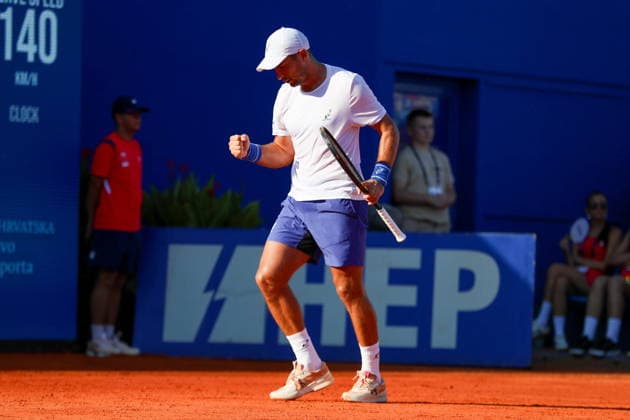 Umag 13.07.2026. Tenis PLAVA LAGUNA CROATIA OPEN Tennis PLAVA LAGUNA CROATIA OPEN Nz Dusan Jajovic Fot. Kacper Staniec NEWSPIX.PL --- newspix.pl 