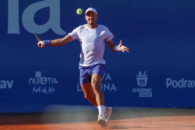 Umag 13.07.2026. Tenis PLAVA LAGUNA CROATIA OPEN Tennis PLAVA LAGUNA CROATIA OPEN Nz Dusan Jajovic Fot. Kacper Staniec NEWSPIX.PL --- newspix.pl 