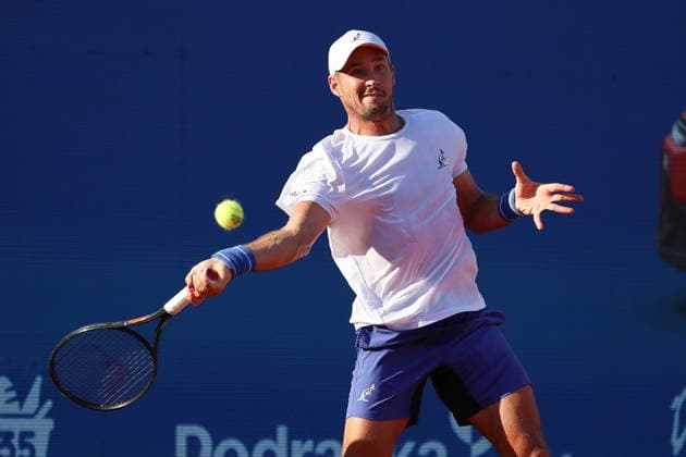Umag 13.07.2026. Tenis PLAVA LAGUNA CROATIA OPEN Tennis PLAVA LAGUNA CROATIA OPEN Nz Dusan Jajovic Fot. Kacper Staniec NEWSPIX.PL --- newspix.pl 