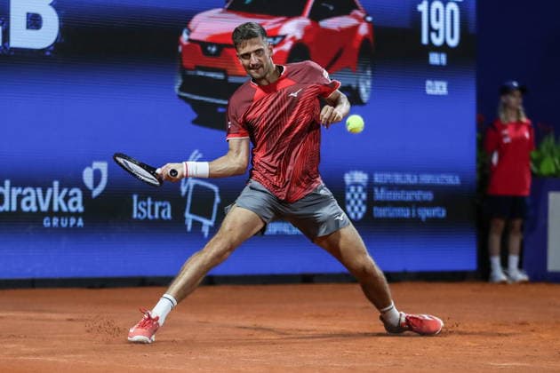 Umag 13.07.2026. Tenis PLAVA LAGUNA CROATIA OPEN Tennis PLAVA LAGUNA CROATIA OPEN Nz Vit Kopriva Fot. Kacper Staniec NEWSPIX.PL --- newspix.pl 