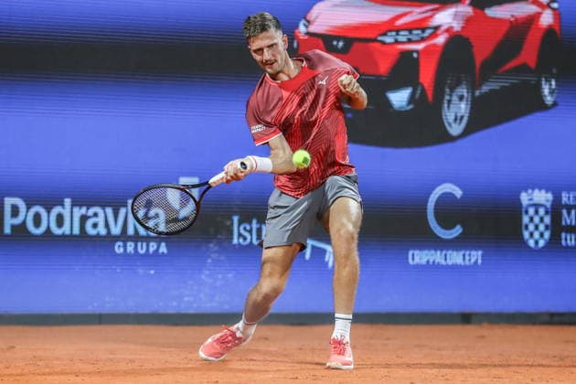 Umag 13.07.2026. Tenis PLAVA LAGUNA CROATIA OPEN Tennis PLAVA LAGUNA CROATIA OPEN Nz Vit Kopriva Fot. Kacper Staniec NEWSPIX.PL --- newspix.pl 