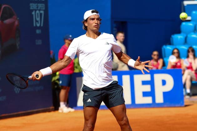 Umag 13.07.2026. Tenis PLAVA LAGUNA CROATIA OPEN Tennis PLAVA LAGUNA CROATIA OPEN Nz Henrque Rocha Fot. Kacper Staniec NEWSPIX.PL --- newspix.pl 