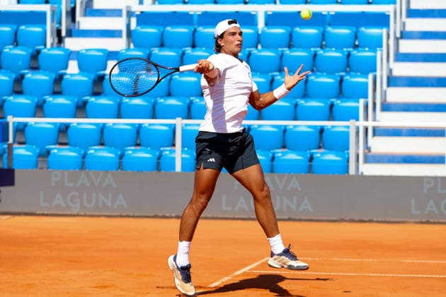 Umag 13.07.2026. Tenis PLAVA LAGUNA CROATIA OPEN Tennis PLAVA LAGUNA CROATIA OPEN Nz Henrque Rocha Fot. Kacper Staniec NEWSPIX.PL --- newspix.pl 