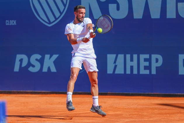 Umag 13.07.2026. Tenis PLAVA LAGUNA CROATIA OPEN Tennis PLAVA LAGUNA CROATIA OPEN Nz Damir Dzumhur Fot. Kacper Staniec NEWSPIX.PL --- newspix.pl 