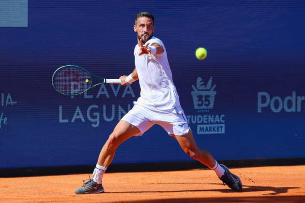 Umag 13.07.2026. Tenis PLAVA LAGUNA CROATIA OPEN Tennis PLAVA LAGUNA CROATIA OPEN Nz Damir Dzumhur Fot. Kacper Staniec NEWSPIX.PL --- newspix.pl 