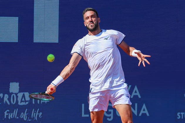 Umag 13.07.2026. Tenis PLAVA LAGUNA CROATIA OPEN Tennis PLAVA LAGUNA CROATIA OPEN Nz Damir Dzumhur Fot. Kacper Staniec NEWSPIX.PL --- newspix.pl 