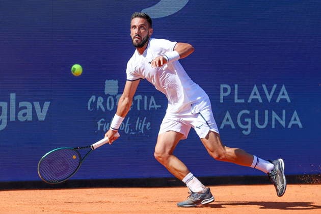 Umag 13.07.2026. Tenis PLAVA LAGUNA CROATIA OPEN Tennis PLAVA LAGUNA CROATIA OPEN Nz Damir Dzumhur Fot. Kacper Staniec NEWSPIX.PL --- newspix.pl 