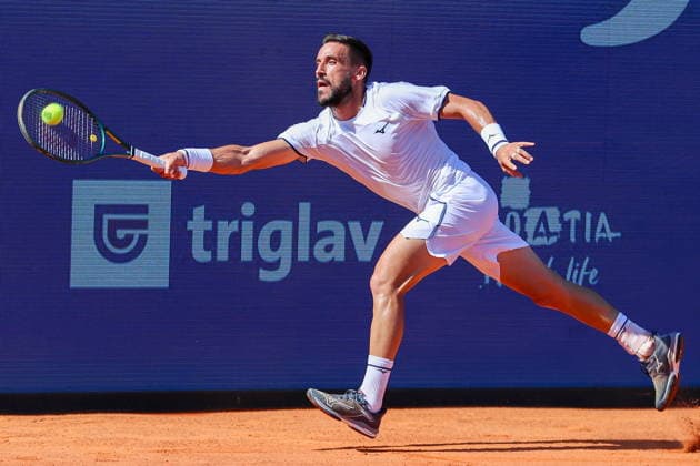 Umag 13.07.2026. Tenis PLAVA LAGUNA CROATIA OPEN Tennis PLAVA LAGUNA CROATIA OPEN Nz Damir Dzumhur Fot. Kacper Staniec NEWSPIX.PL --- newspix.pl 