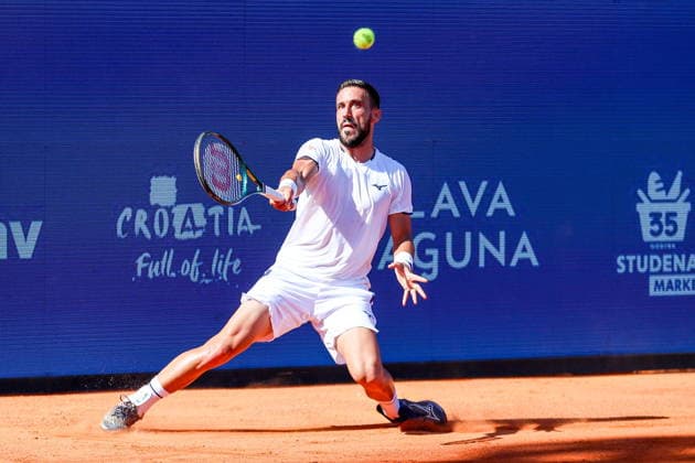 Umag 13.07.2026. Tenis PLAVA LAGUNA CROATIA OPEN Tennis PLAVA LAGUNA CROATIA OPEN Nz Damir Dzumhur Fot. Kacper Staniec NEWSPIX.PL --- newspix.pl 
