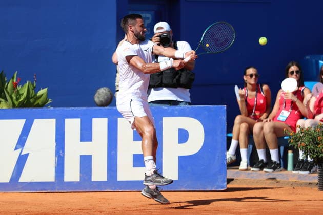 Umag 13.07.2026. Tenis PLAVA LAGUNA CROATIA OPEN Tennis PLAVA LAGUNA CROATIA OPEN Nz Damir Dzumhur Fot. Kacper Staniec NEWSPIX.PL --- newspix.pl 