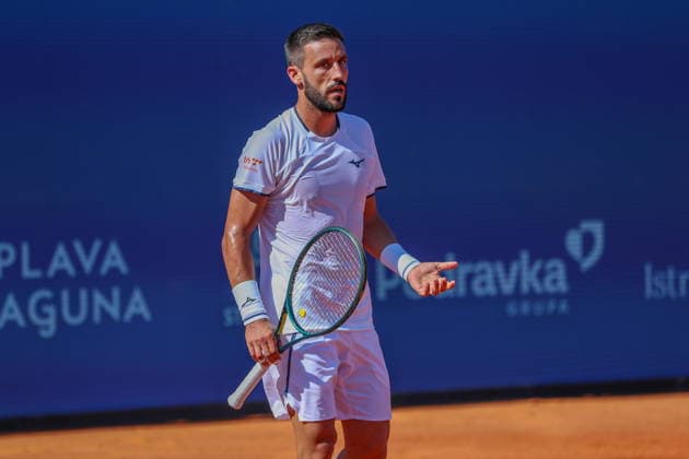 Umag 13.07.2026. Tenis PLAVA LAGUNA CROATIA OPEN Tennis PLAVA LAGUNA CROATIA OPEN Nz Damir Dzumhur Fot. Kacper Staniec NEWSPIX.PL --- newspix.pl 