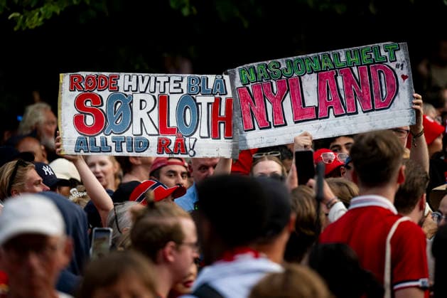260713 Fans of Norway at a team reception during day 33 of the FIFA World Cup, WM, Weltmeisterschaft, Fussball 2026 on July 13, 2026 in Oslo. Photo: Jon Olav Nesvold BILDBYRAN COP 217 VG0993 football fifa world cup 2026 day 33 norway team reception bbeng publik *** July 13, 2026: Fans of Norway at a team reception on day 33 of the 2026 FIFA World Cup, 2026 in Oslo. Photo by Jon Olav Nesvold, BILDBYRAN COP 217 VG0993: soccer, FIFA World Cup 2026, Day 33, Norway, team reception, BBENG, audience  Copyright: JONxOLAVxNESVOLD BB260713JE016