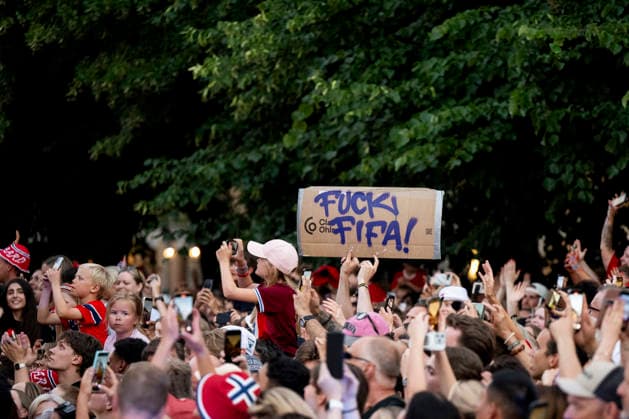 260713 Fans of Norway at a team reception during day 33 of the FIFA World Cup, WM, Weltmeisterschaft, Fussball 2026 on July 13, 2026 in Oslo. Photo: Jon Olav Nesvold BILDBYRAN COP 217 VG0993 football fifa world cup 2026 day 33 norway team reception bbeng publik *** July 13, 2026: Fans of Norway at a team reception on day 33 of the 2026 FIFA World Cup, 2026 in Oslo. Photo by Jon Olav Nesvold, BILDBYRAN COP 217 VG0993: soccer, FIFA World Cup 2026, Day 33, Norway, team reception, BBENG, audience  Copyright: JONxOLAVxNESVOLD BB260713JE040