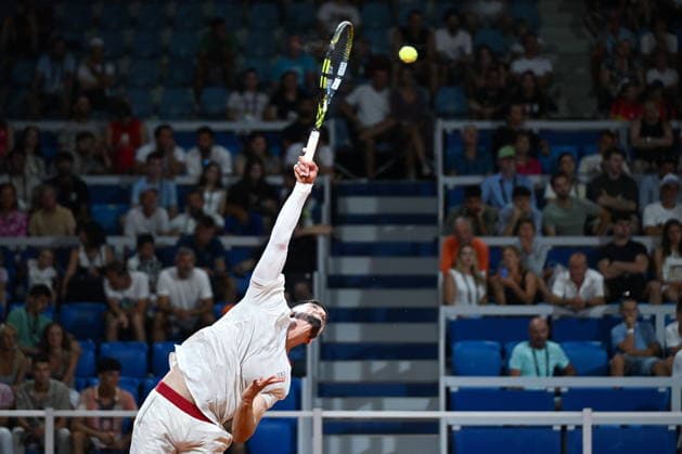 Croatia, Umag, 130726. Goran Ivanisevic Stadium. 36th Plava Laguna Croatia Open Umag. Tennis match between Vit Kopriva - Dino Prizmic. In the photo: Dino Prizmic. Photo: Vanesa Pandzic CROPIX Copyright: xxVanesaxPandzicx tenis_prizmic_kopriva17-130726
