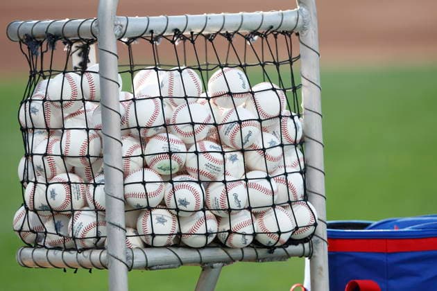 2026 Major League Baseball All Star game A basket of baseballs sits on the field during warm-ups before the 2026 Major League Baseball All-Star Home Run Derby at Citizens Bank Park in Philadelphia, Pennsylvania, USA, 13 July 2026. PHILADELPHIA PENNSYLVANIA USA  Copyright: xSTEVENxM.xFALKx